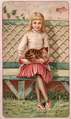 Girl with cat