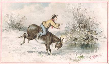 Arbuckle - donkey throws rider