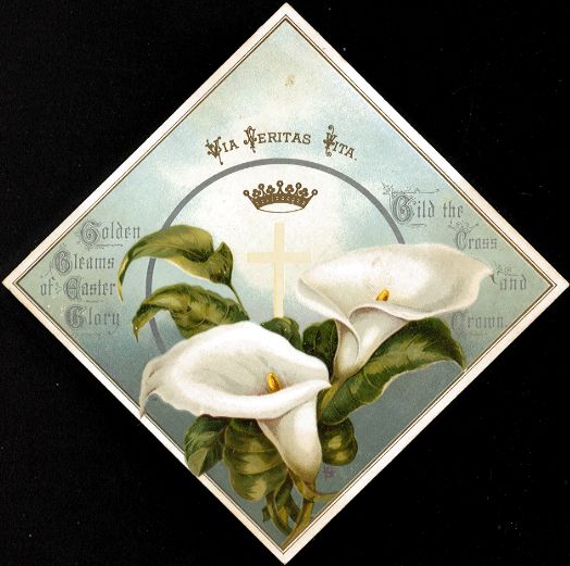 Tuck Easter card - Via Veritas Vita