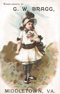 G. W. Bragg, Middletown - trade card