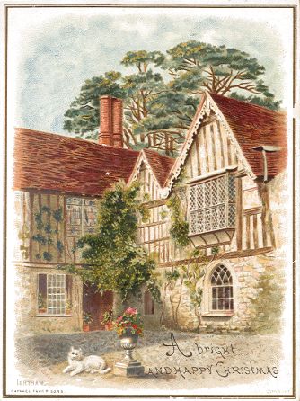 Raphael Tuck Christmas Card - Ightham