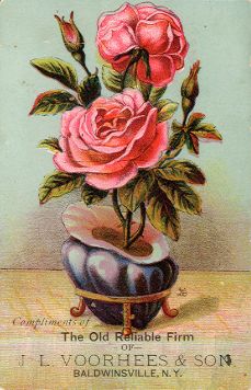 J. L. Voorhees & Son - trade card