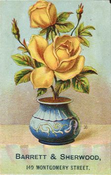 Barrett & Sherwood - trade card