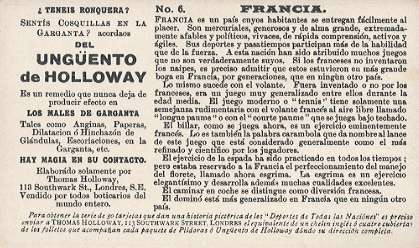 Unguento de Holloway - Francia