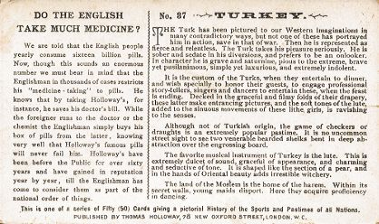 Holloway's Pills and Ointment - Turkey