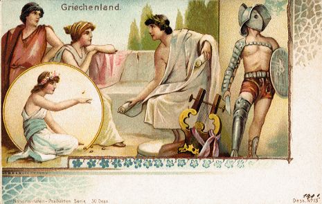 NATIONALIT�TEN POSTKARTEN - Griechenland