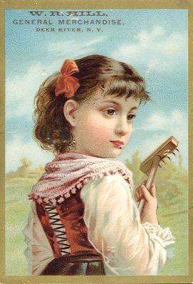 W. R. Hill, Deer River - trade card